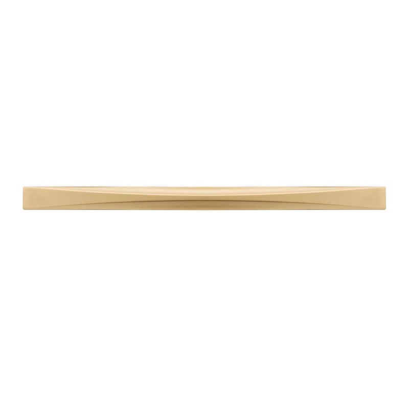 Hickory Hardware 1 Pack Solid Core Kitchen Cabinet Pulls, Luxury Cabinet Handles, Hardware for Doors & Dresser Drawers, 8-13/16 Inch (224mm) Hole Center, Flat Ultra Brass, Crest Collection - Image 2